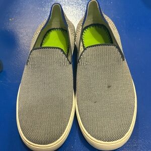 Rothy's The Original Slip On Sneakers Loafers Shoes Womens Size 8.5 Coast Blue